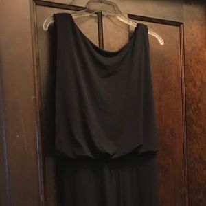 Sleeveless Black Jumpsuit.